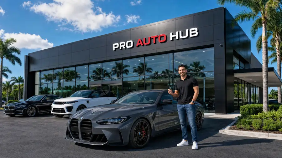 Illustrative photo representing vehicle selection at Pro Auto Hub