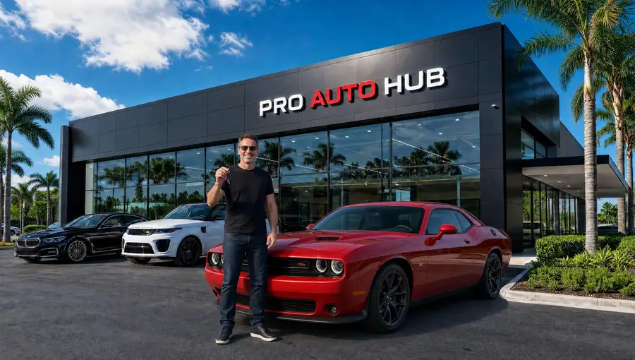 Illustrative photo representing paperwork preparation at Pro Auto Hub